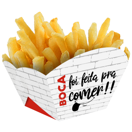 Embalagem Barca Burger, Fritas ou Porções (pacote 100 pçs)